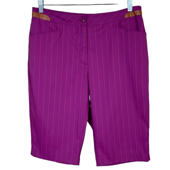EP Pro Golf Shorts Foreign Affair Collection Sangria Multi High Rise Women’s 10 - Picture 1 of 12